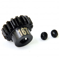 Piñón motor 1/8 16T 5mm mod. 1 Acero