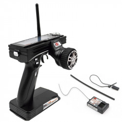 EMISORA GT3B 3CH CON RECEPTOR GR3E (3CH AFHDS) LCD FLYSKY
