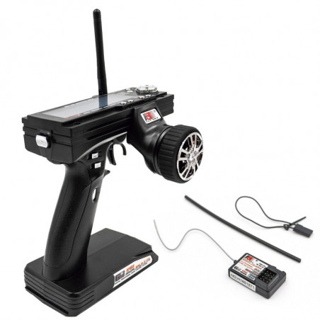 EMISORA GT3B 3CH CON RECEPTOR GR3E (3CH AFHDS) LCD FLYSKY
