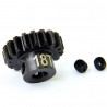 Piñón motor 1/8 18T 5mm mod. 1 Acero