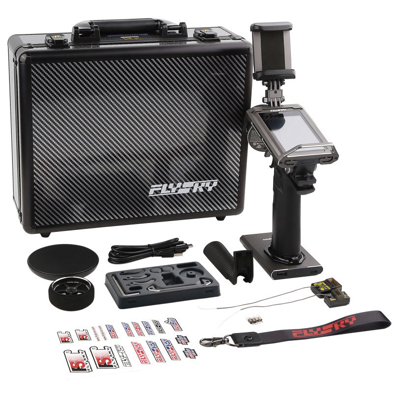 EMISORA NOBLE NB4 PRO+ CON 2 RECEPTORES (AFHDS3) FGR4B (4CH) + FGR8B (8CH) + MALETA