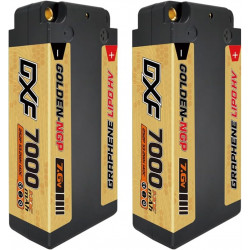 2PCS 2S 7.6V 7000MAH 140C DEANS NGP