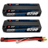 2PCS 2S 7.6V 9200MAH 130C DEANS
