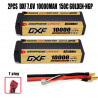 2PCS 2S 7.6V 10000MAH 150C Deans NGP