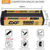 2PCS 2S 7.6V 6600MAH 150C DEANS NGP
