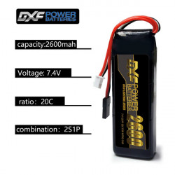 DXF 2S 7.4V 2600MAH 20C
