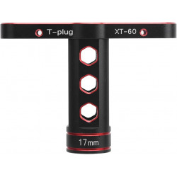 LLAVE DE RUEDAS RC4life 17MM XT60/T-PLUG (ROJO)