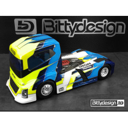 IRON 190mm truck body 1/10 clear