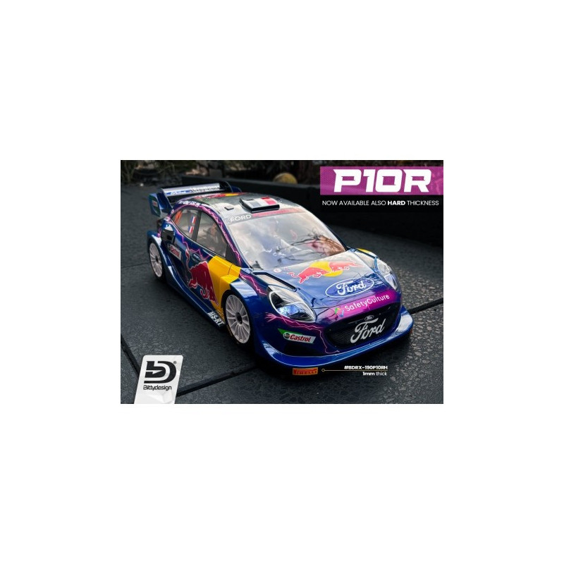 CARROCERIA P10R 1/10 RALLY 190MM 1MM