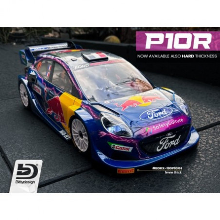 CARROCERIA P10R 1/10 RALLY 190MM 1MM