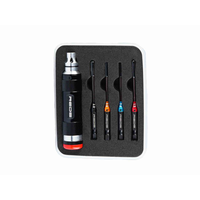 JUEGO HERRAMIENTAS HEX REDS 1.5, 2.0, 2.5 y 3.0 mm