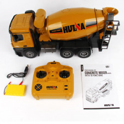 HORMIGONERA HUINA1574 1/14 CUBA METALICA CON LUCES 2,4GHZ