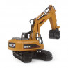EXCAVADORA HUINA 1570 1/14 PINZA Y BRAZO METALICOS 2,4GHZ