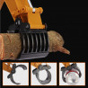 EXCAVADORA HUINA 1570 1/14 PINZA Y BRAZO METALICOS 2,4GHZ