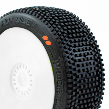 HOT DICES v2 BUGGY S3 (MEDIUM) EN LLANTA BLANCA (2pcs.)