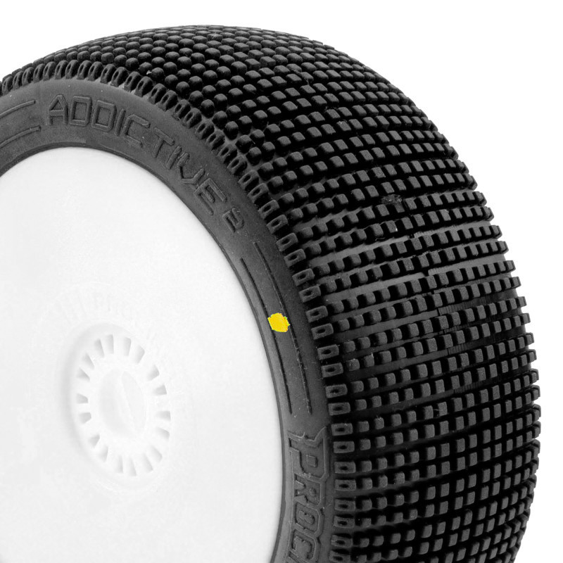 ADDICTIVE v2 BUGGY C2 (SOFT) EN LLANTA BLANCA (2pcs.)