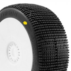 TRIGON v3 BUGGY C2 (SOFT) EN LLANTA BLANCA (2pcs.)