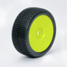 1:8 TRUGGY TWISTER MEDIUM/SOFT PRE-MOUNTED YELLOW 2PCS B1COMPOUND