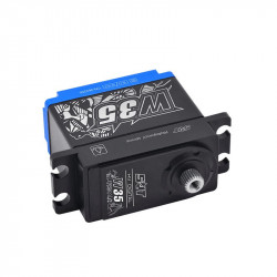 SERVO SRT W35 HV DIGITAL WATERPROOF CAJA METALICA 35KG 0.10S 1/8 CRAWLER TRAXXAS