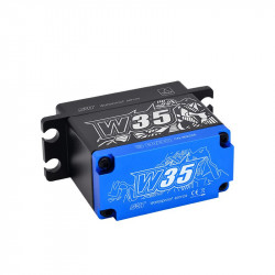 SERVO SRT W35 HV DIGITAL WATERPROOF CAJA METALICA 35KG 0.10S 1/8 CRAWLER TRAXXAS