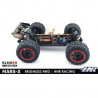 COCHE MARS X6S 1/8 BRUSHLESS 150A 2200KW HNR9901-R WATERPROOF 4X4 ROJO RTR