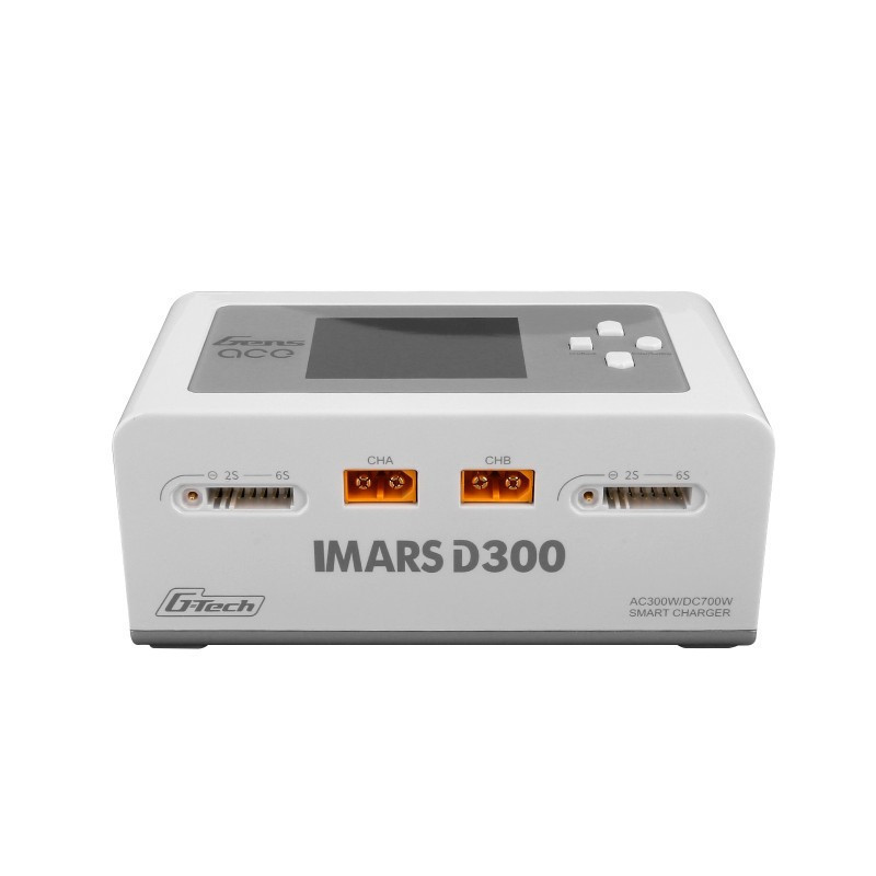 CARGADOR GENS ACE 300W DUAL WHITE-EU-GEA300WD300-EW