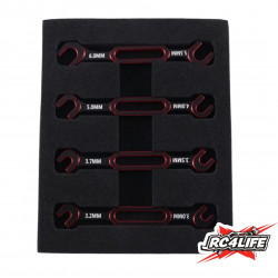 LLaves ajuste de tirantes de aluminio anodizado de alta calidad Rc4life