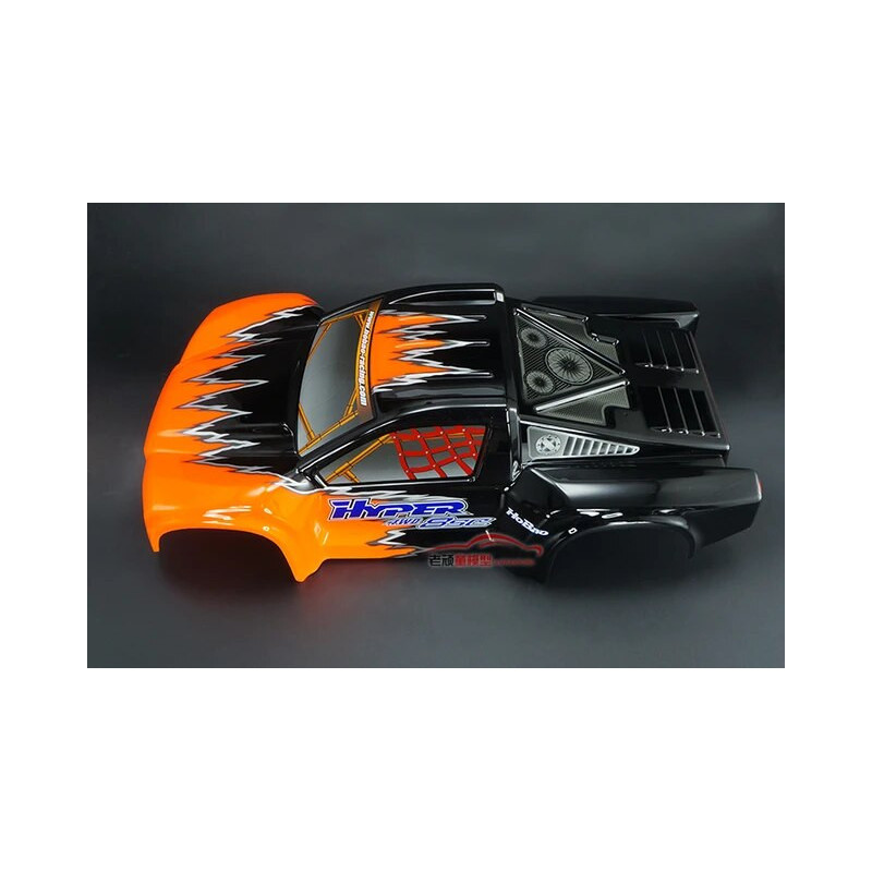 Carrocería pintada naranja/negro SC8