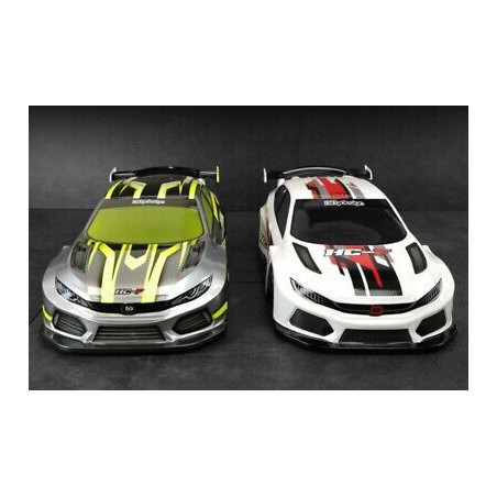 HC-F 1/10 body 190mm clear for front wheel drive car
