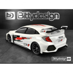 HC-F 1/10 body 190mm clear for front wheel drive car