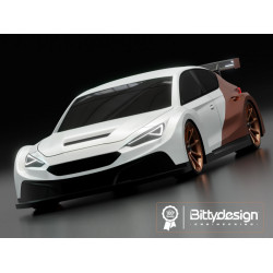 CARROCERIA HIBERYA 1/10 FWD 190mm PARA COCHE TRACCION DELANTERA