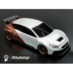 CARROCERIA HIBERYA 1/10 FWD 190mm PARA COCHE TRACCION DELANTERA