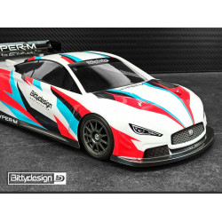 HYPER-M 1/10 M-chassis clear body for 210-225mm wheelbase car